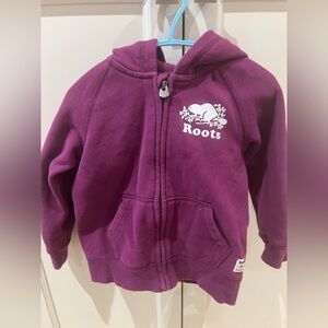 Roots Kids Purple Hoodie 3t